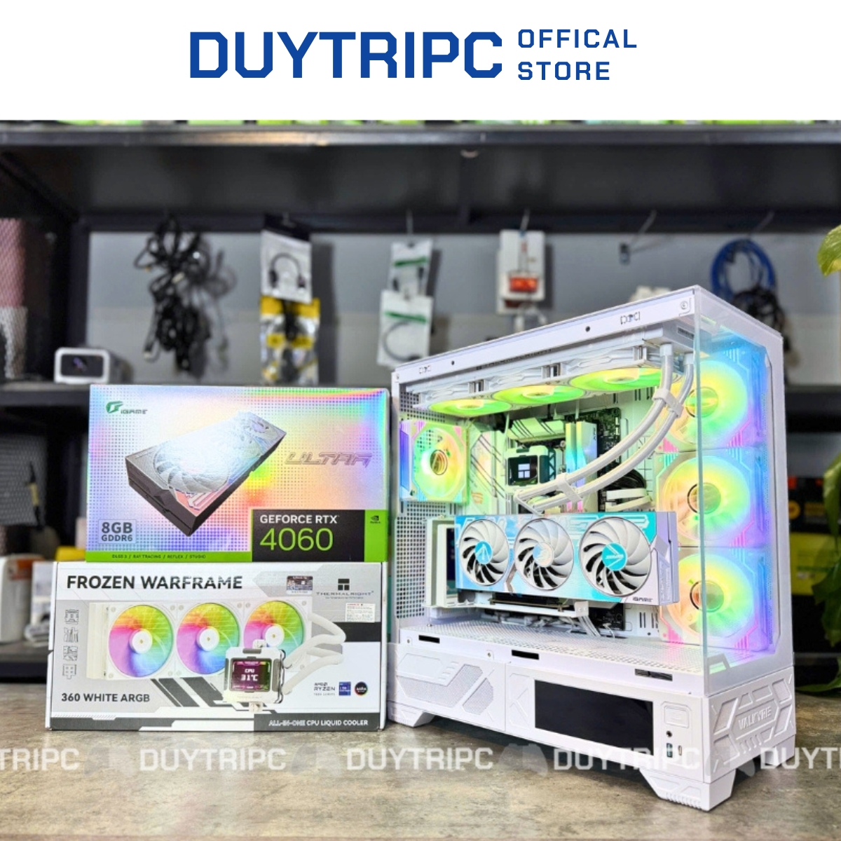 PC VALKYRIE i5 14600KF/ RTX 4060 8G/ RAM 16G/ SSD 1TB